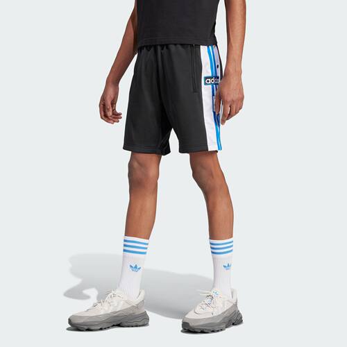 Adidas/阿迪达斯 男子三叶草复古穿搭侧开排扣运动短裤 IV5339