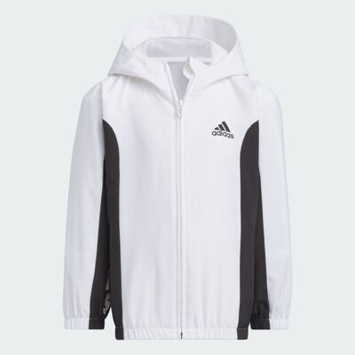 Adidas/阿迪达斯 儿童运动休闲连帽夹克外套 IQ0992 IQ1009