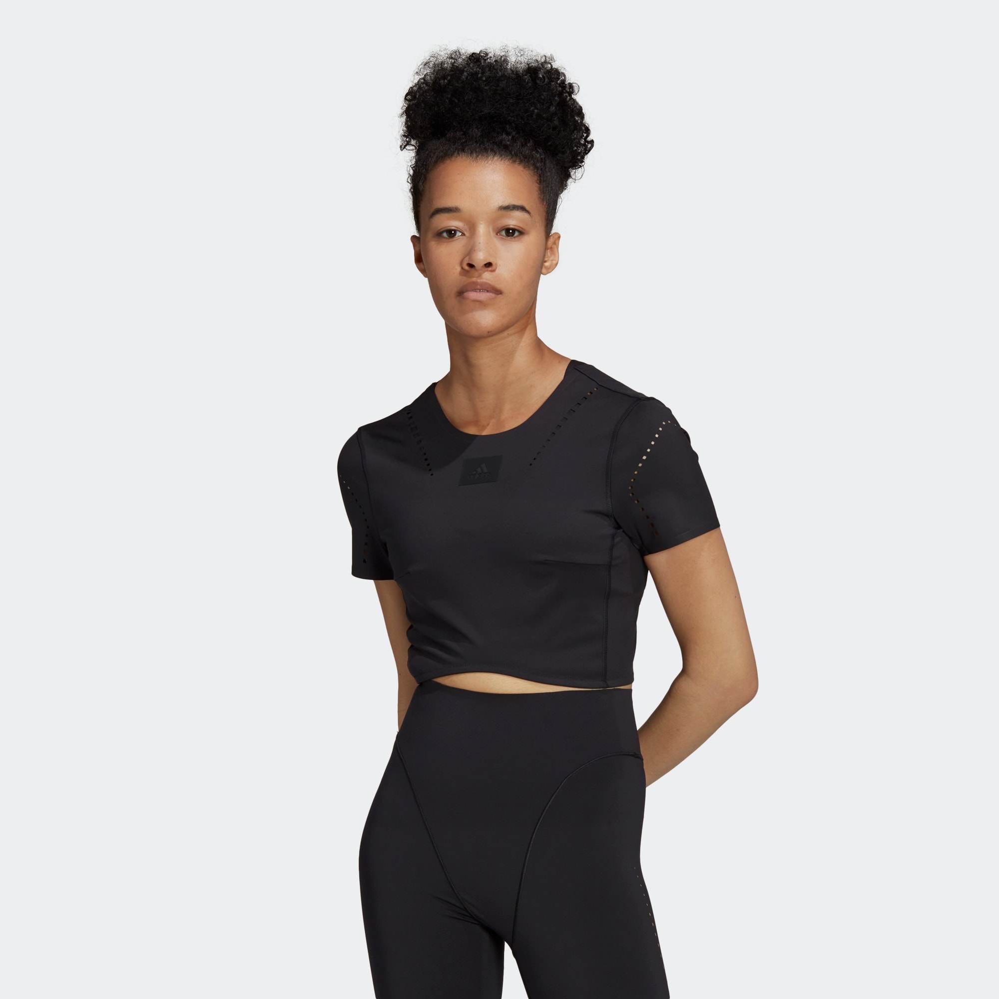 Adidas/阿迪达斯 女子 BEST OF TOP 速干运动健身短袖T恤 HD8951,运动服/休闲服装,运动T恤,淘宝优惠券,粉丝福利购,淘宝优惠卷