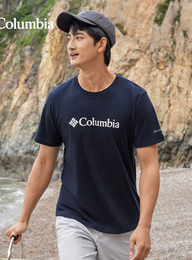 Columbia/哥伦比亚 男女户外运动休闲短袖T恤 JE1586