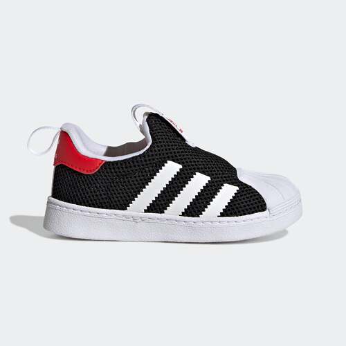 Adidas/阿迪达斯 儿童三叶草经典贝壳头一脚蹬运动学步鞋 GZ5035