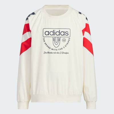 Adidas/阿迪达斯 大童亲子三叶草宽松长袖圆领卫衣套头衫 JX4722