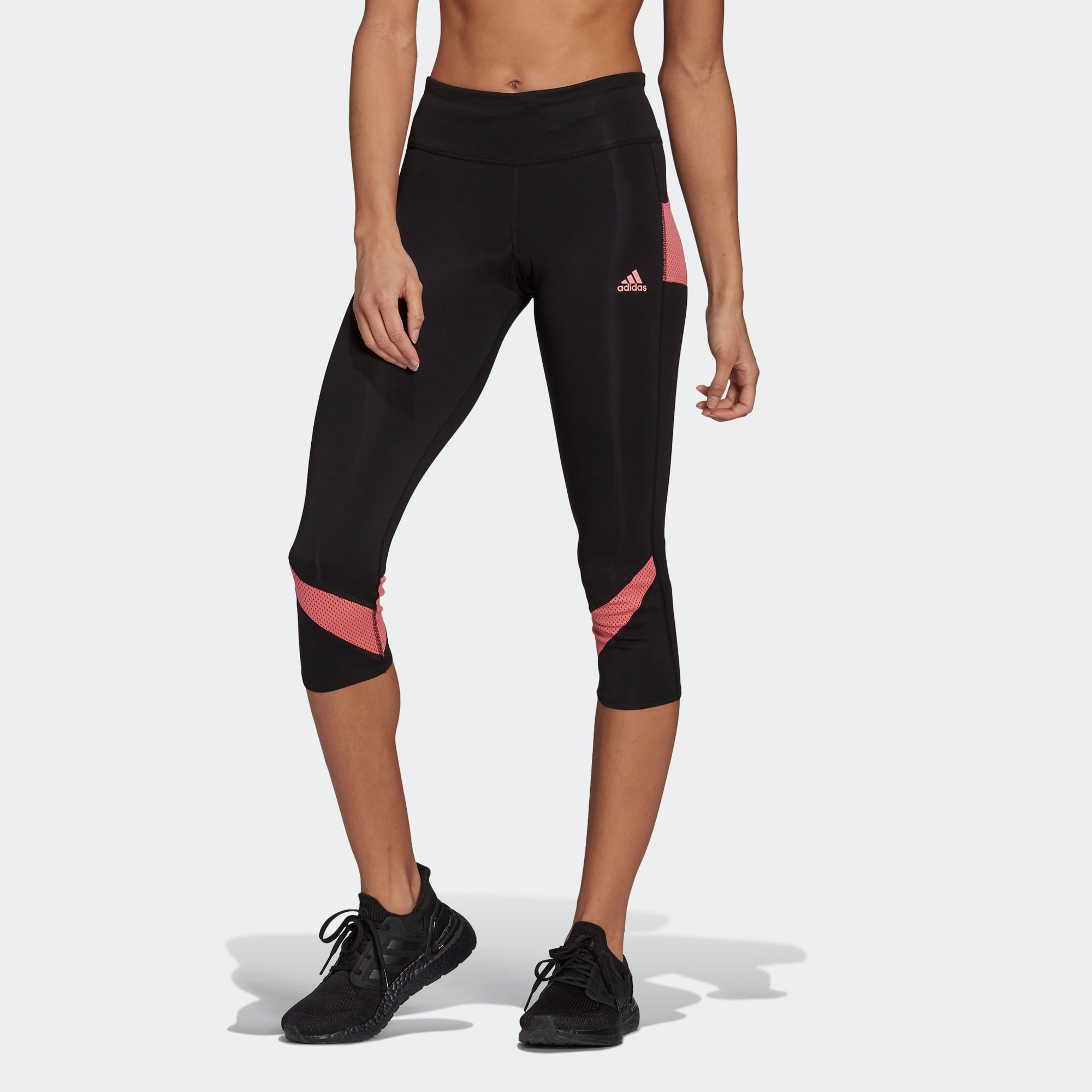 Adidas/阿迪达斯 女子 速干跑步紧身运动健身七分裤 GR6937