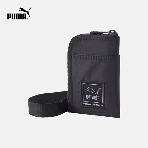 PUMA/彪马 男女同款简约时髦Logo徽标卡包小肩包 079657 - 封面