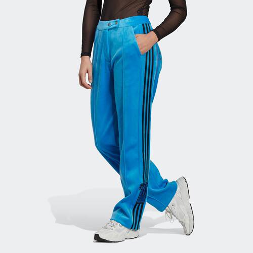 Adidas/阿迪达斯 女子三叶草休闲侧开排扣运动裤 HM2055