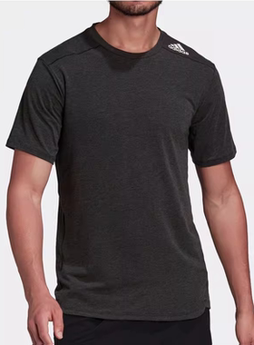 Adidas/阿迪达斯 男女同款短袖M D4T TEE运动休闲运动T恤 HB9204