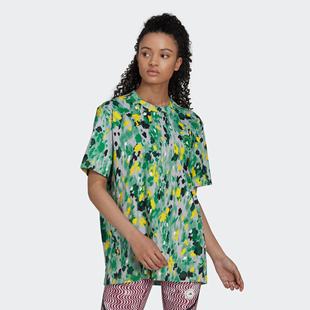 Adidas/阿迪达斯 女子 Stella McCartney运动宽松短袖T恤 HI6066