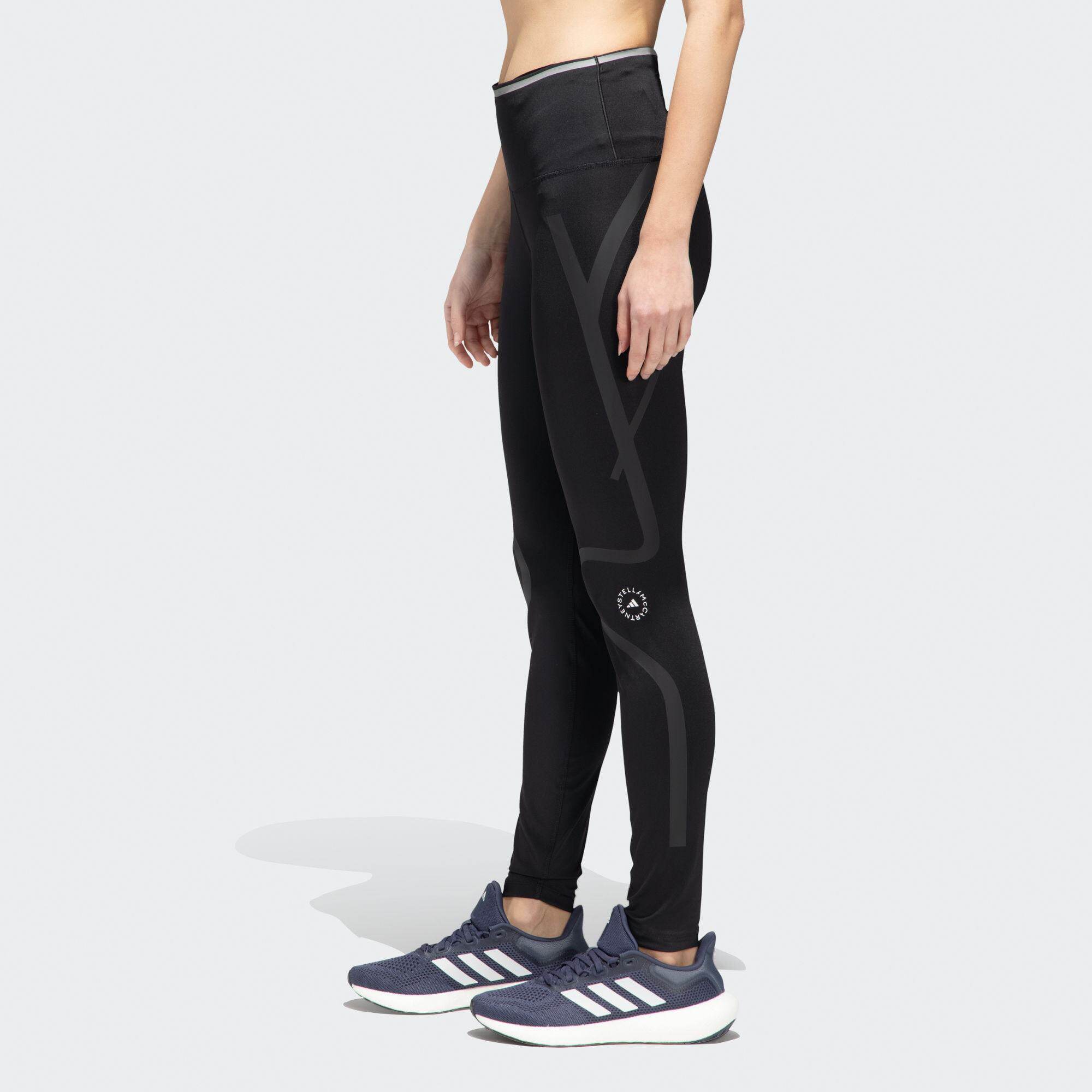 Adidas/阿迪达斯 女子 SMC 速干跑步紧身运动健身裤 HR6564