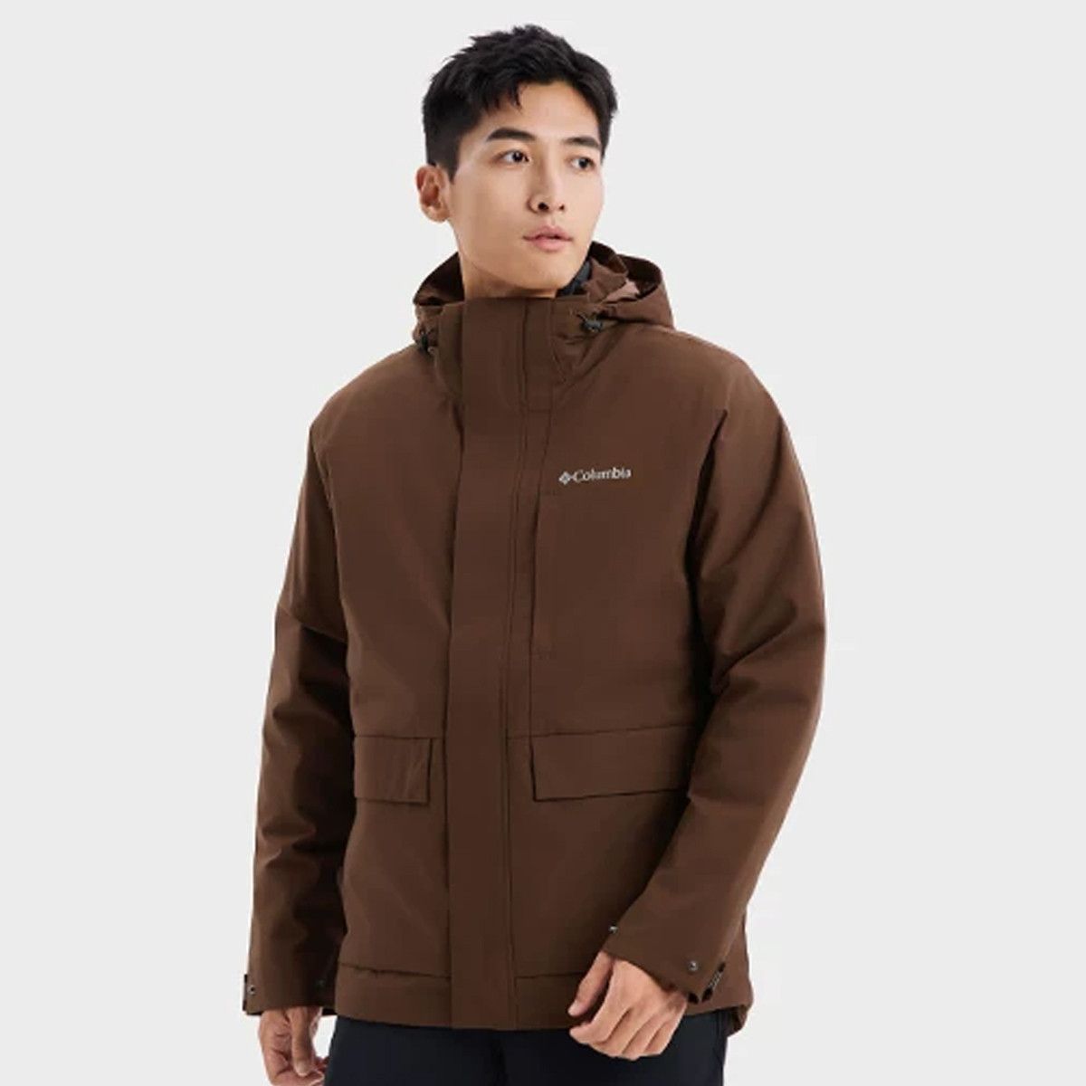 Columbia/哥伦比亚 男子户外羽绒内胆三合一冲锋衣 WE7048-256