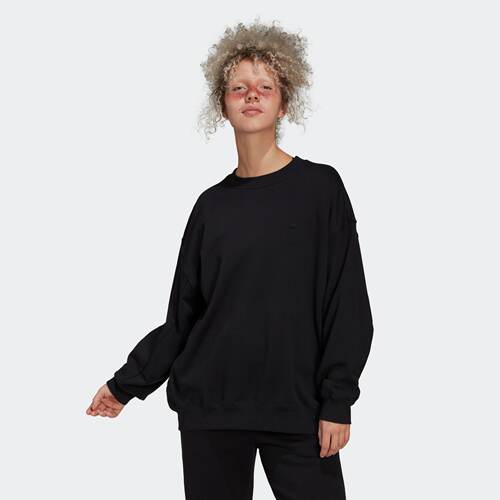 Adidas/阿迪达斯 女子三叶草运动圆领卫衣套头衫 H11393