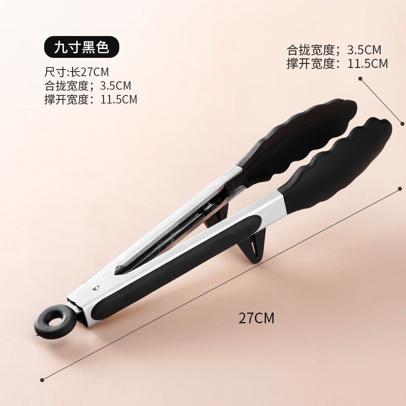 304不锈钢煎鱼铲子夹子翻鱼铲z炸鱼神器不粘加宽牛排披萨厨房煎铲