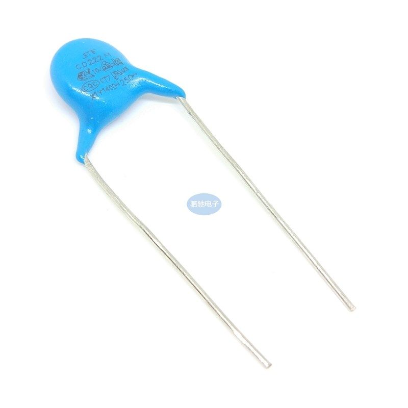 安规电容 X1Y1 222M AC400V 2.2NF 222PF  脚距 P=10mm 400V 222