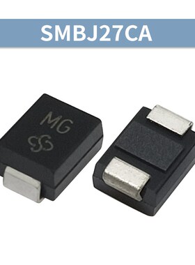 SMBJ27A/SMBJ27CA 单向/双向TVS瞬态抑制二极管 丝印:ME/27V