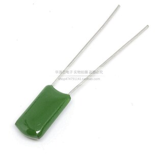 2A103J CL11涤纶电容 100V103J 10nF 脚距P=5mm 0.01UF电容器绿色