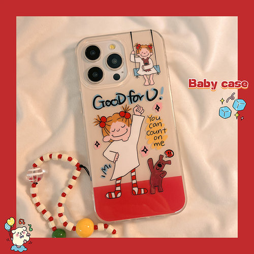 日韩coco酱女孩适用苹果手机壳