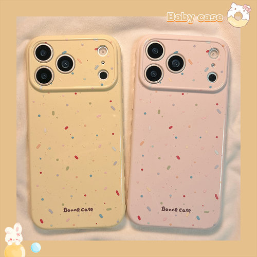 韩风ins泼墨彩带适用苹果手机壳