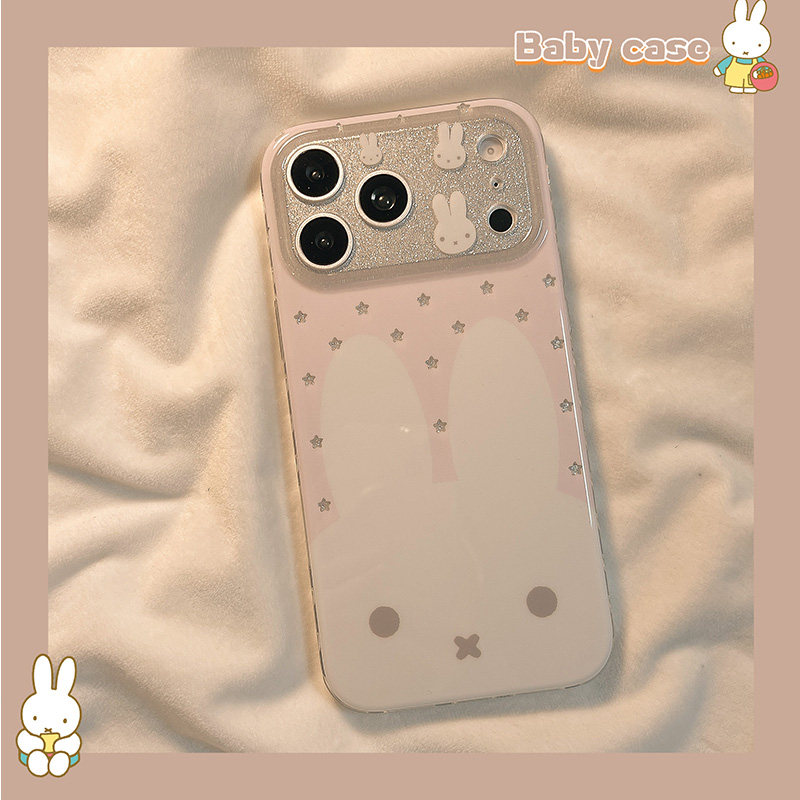 北比甜美ins少女闪粉星星米菲兔适用苹果17promax手机壳iphone16新款15pro卡通17可爱14日韩13双层16pm全包硬,3C数码配件,手机保护套/壳,淘宝优惠券,粉丝福利购,淘宝优惠卷