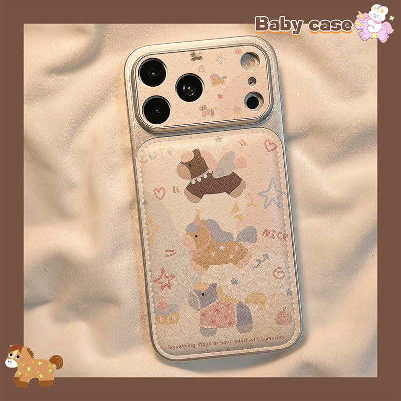 北比趣味卡通可爱涂鸦小马适用苹果17手机壳iphone16promax新款15电镀皮质17pro大视窗14pm女15pro新年16全包,3C数码配件,手机保护套/壳,淘宝优惠券,粉丝福利购,淘宝优惠卷