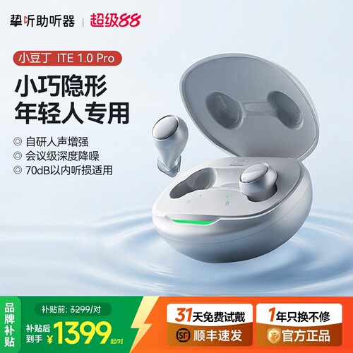挚听小豆丁年轻人办公小巧隐形
