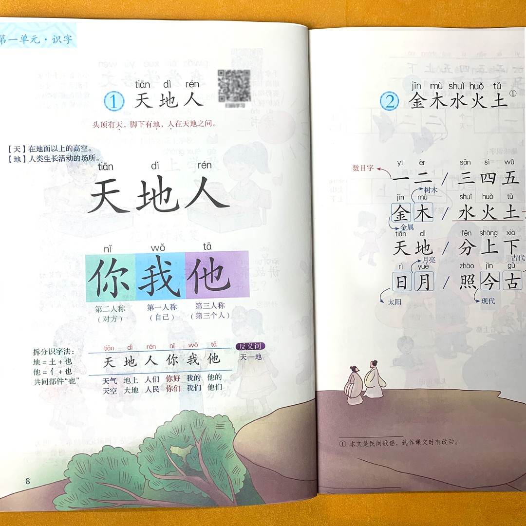 一年级上册课堂笔记人教部编版2026秋季新版同步语文数学课本教材小学生1年级学期北师苏教版课堂正版原文讲解预习资料辅导书笔记
