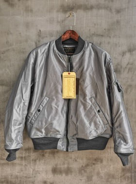 【现货】The Real McCoy MA-1 经典款日本制重磅飞行夹克灰色款