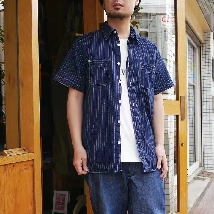 SUGARCANEwabash衬衫日本制