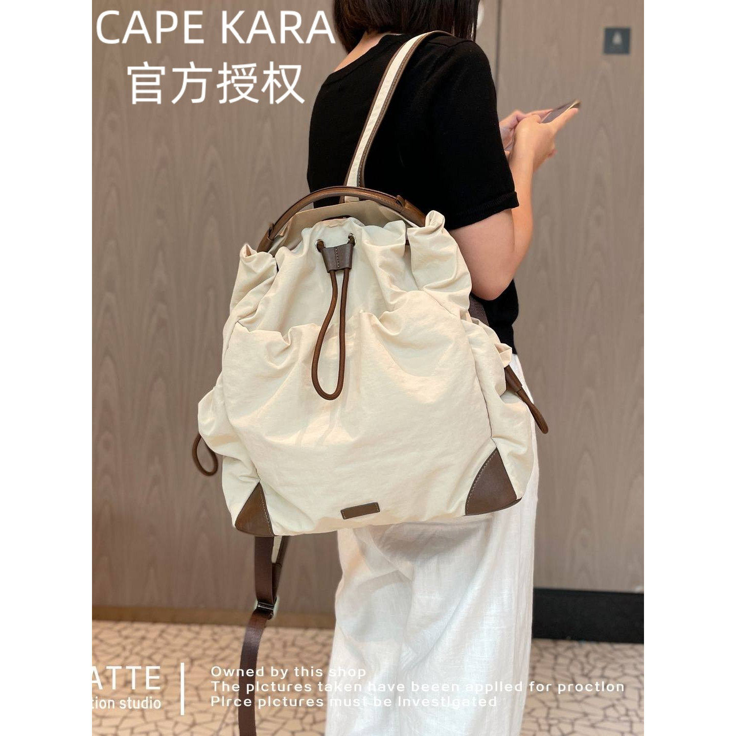 CapeKara外出小众高颜值双肩包