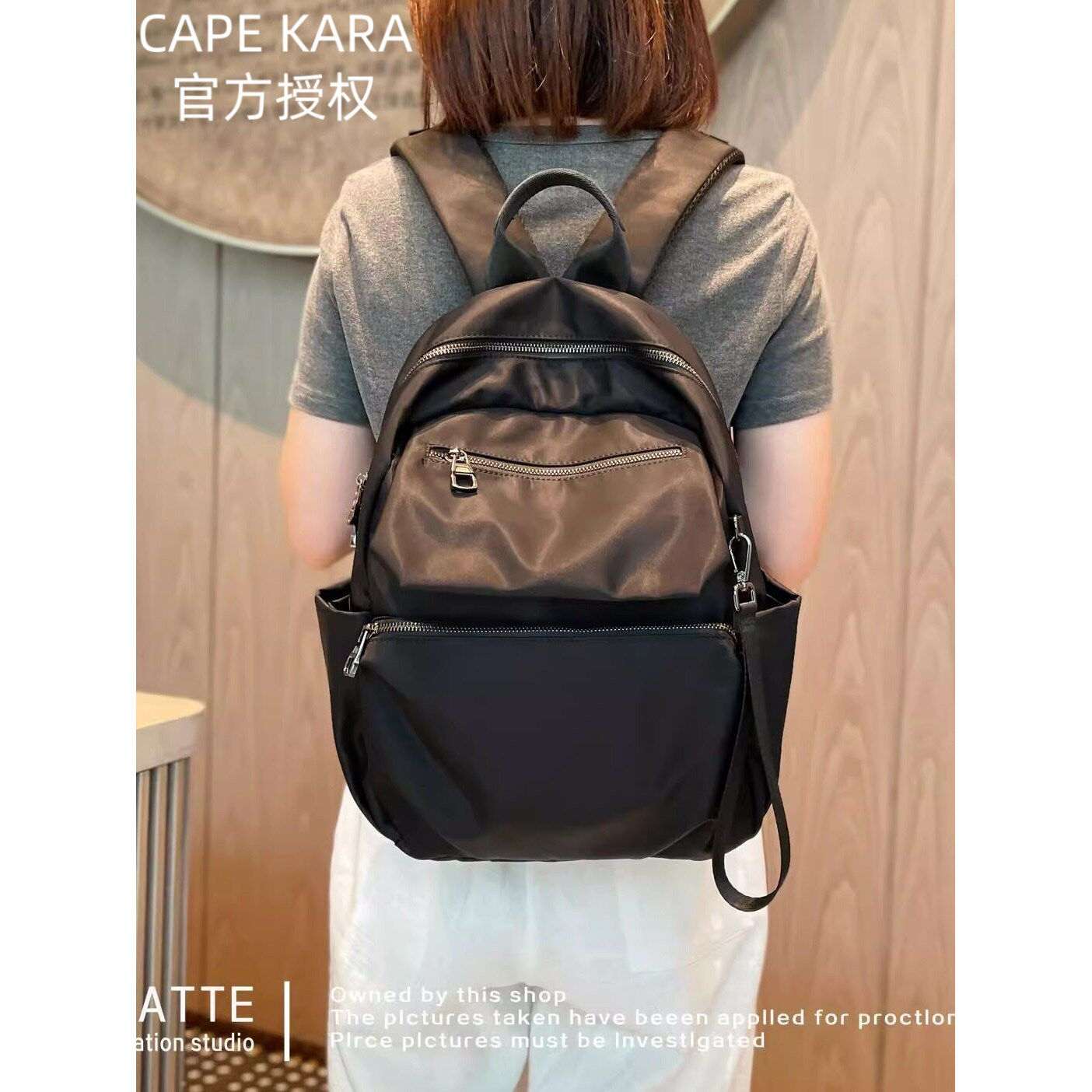 CapeKara高级轻便防水双肩包