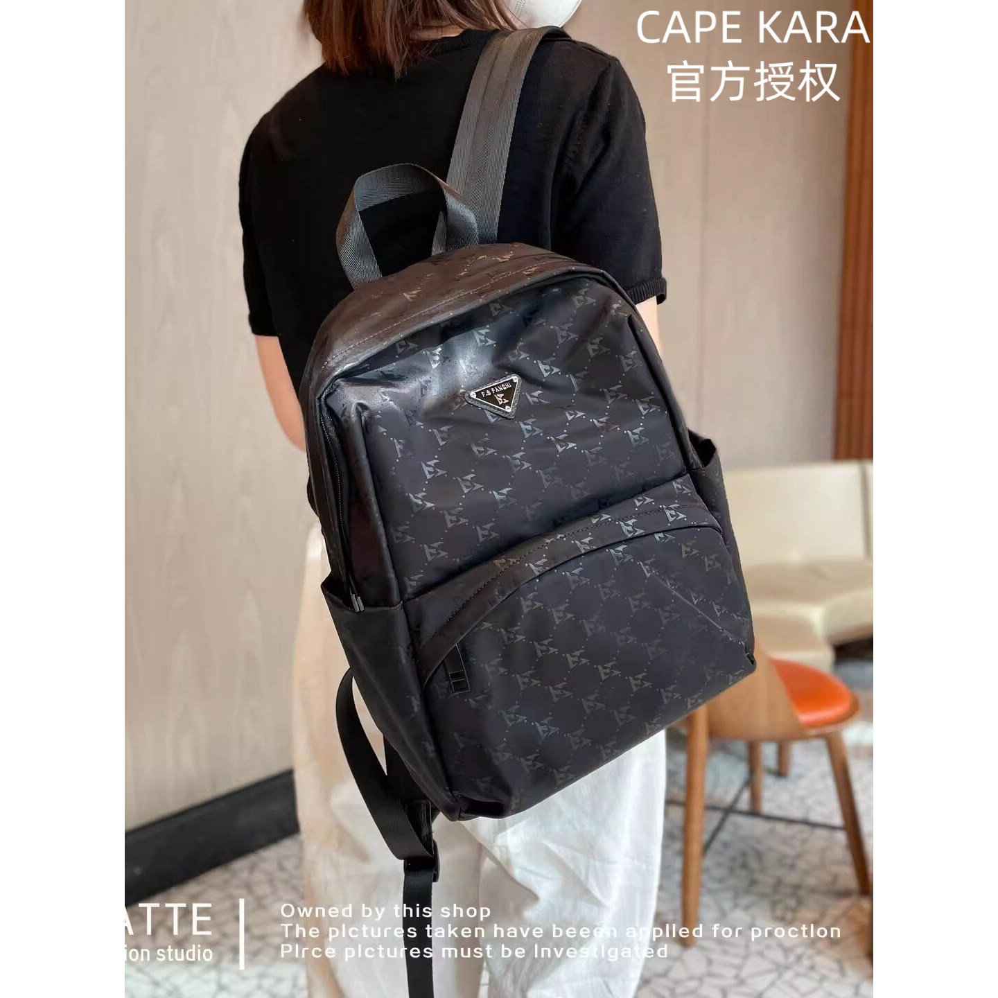 CapeKara牛津布旅行双肩包