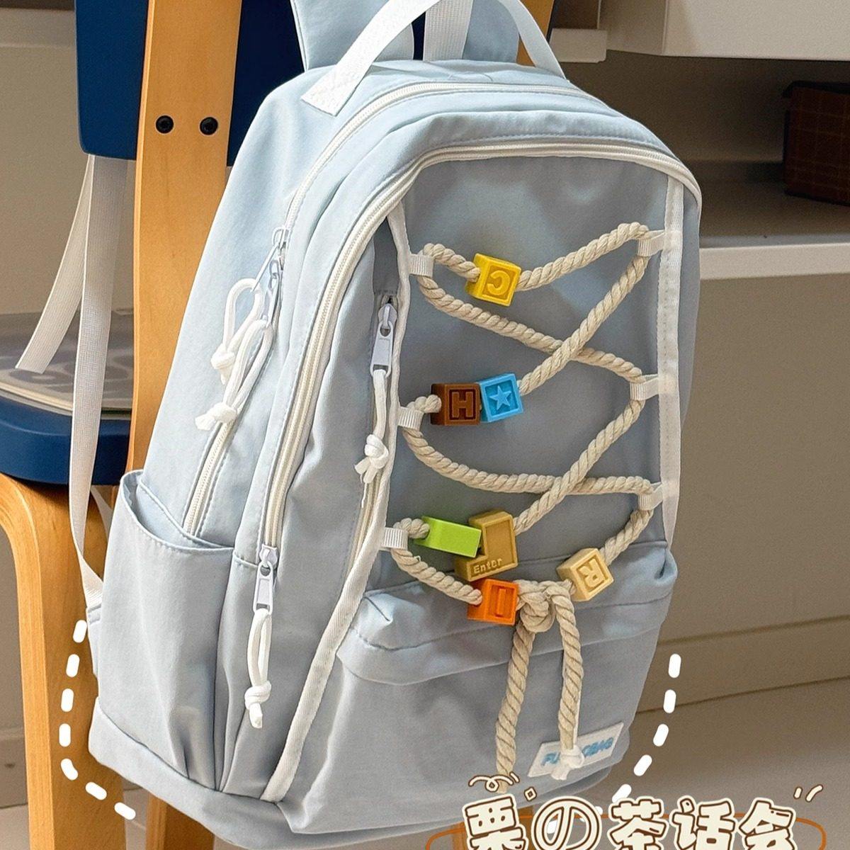 英国 MK DW高颜值ins小众书包女 初中女生高中大学生双肩包轻便休,箱包皮具/热销女包/男包,双肩背包,淘宝优惠券,粉丝福利购,淘宝优惠卷