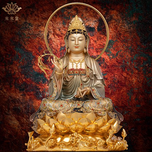京铜普陀山九华山观音菩萨