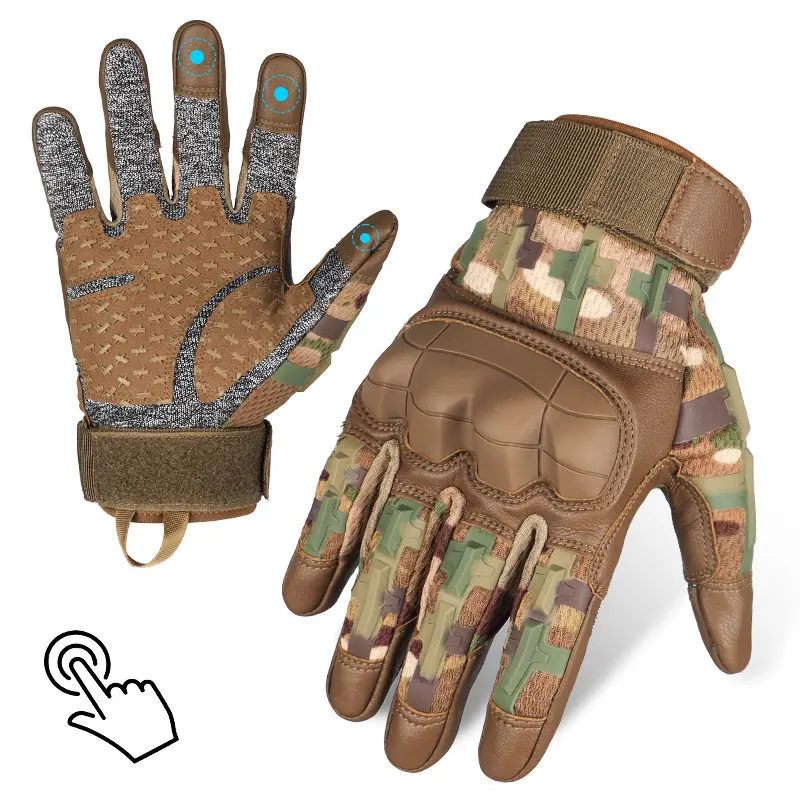 户外迷彩防刀割战术手套骑行