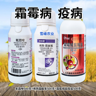 防治霜霉病疫病杀菌剂组合氰霜唑烯酰吗啉霜脲氰霜霉威盐酸盐