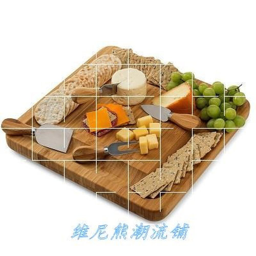 BamBoo CheeSe Board Set BamBoo CheeSe Cutting Board Square