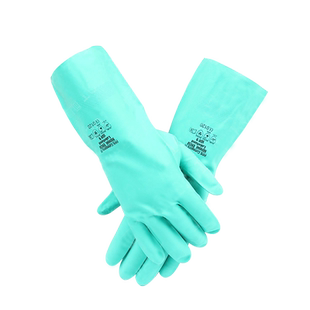 雷克兰丁腈手套耐磨耐油防滑加厚防化工程车间实验室防化耐酸碱