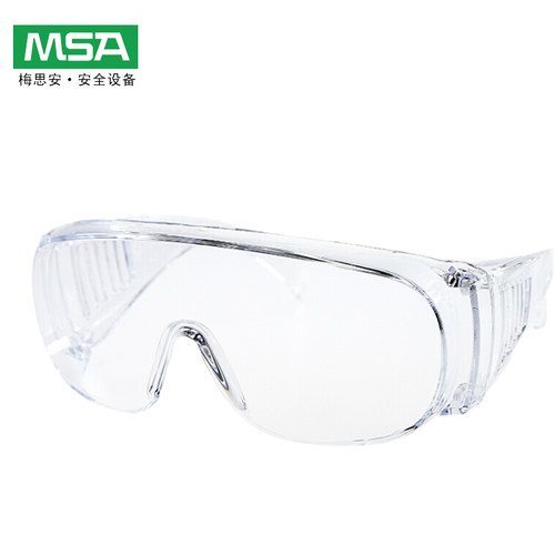 MSA/梅思安眼镜防飞溅防冲击防雾9913263防紫外线工业劳保护目镜