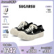 厚底增高休闲帆布牛皮板鞋 新款 女 SUGARSU酥履26春季 孙乐言同款