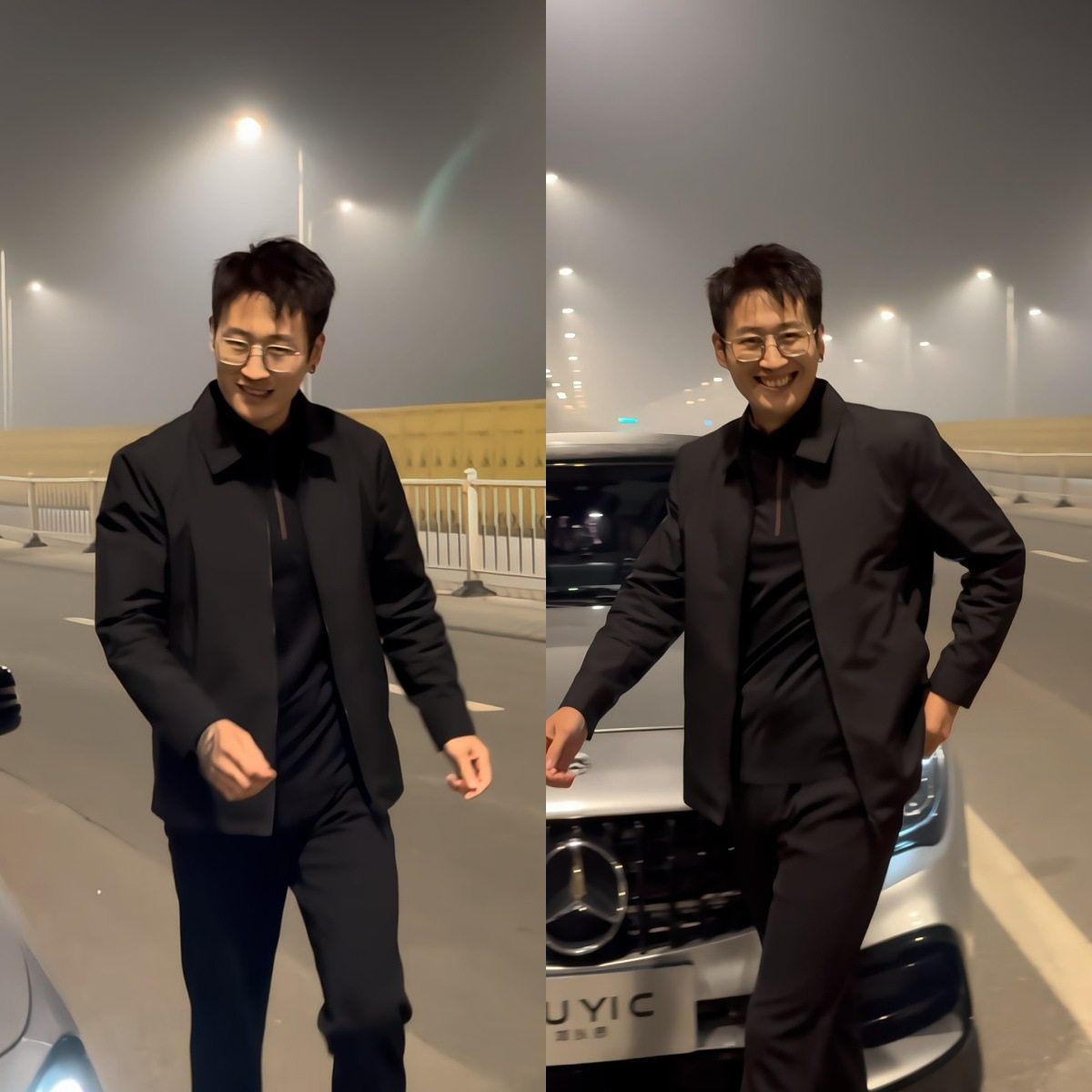 【刘以辰】秋冬行政夹克男士商务休闲翻领夹克外套