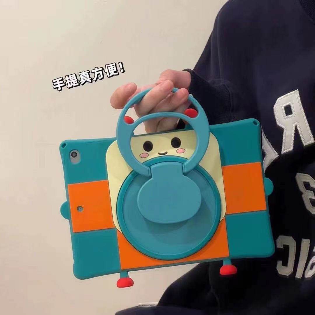 iPad第5代保护套Pro9.7英寸硅胶软壳Air2 Air1防摔可横竖支撑9代A2602适用于2025款A16芯片保护壳Air7 Pro11