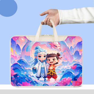 苹果iPad11平板收纳包适用于iPadPro12.9/13寸防摔内胆包macbook Air笔记本电脑手提包Air6/Air7卡通A16十代