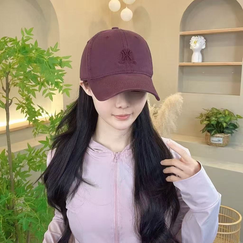 妞妞服饰2025年男女同款高档设计师纯色经典潮流刺绣百搭款棒球帽