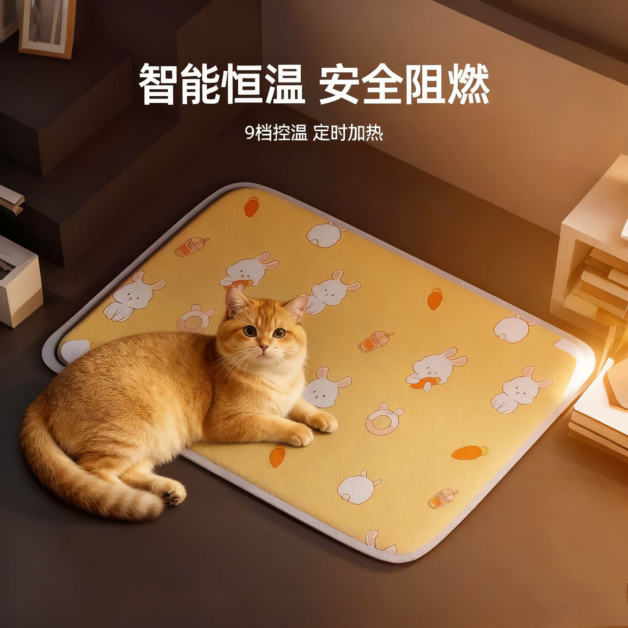 宠物电热毯猫咪专用恒温加热垫