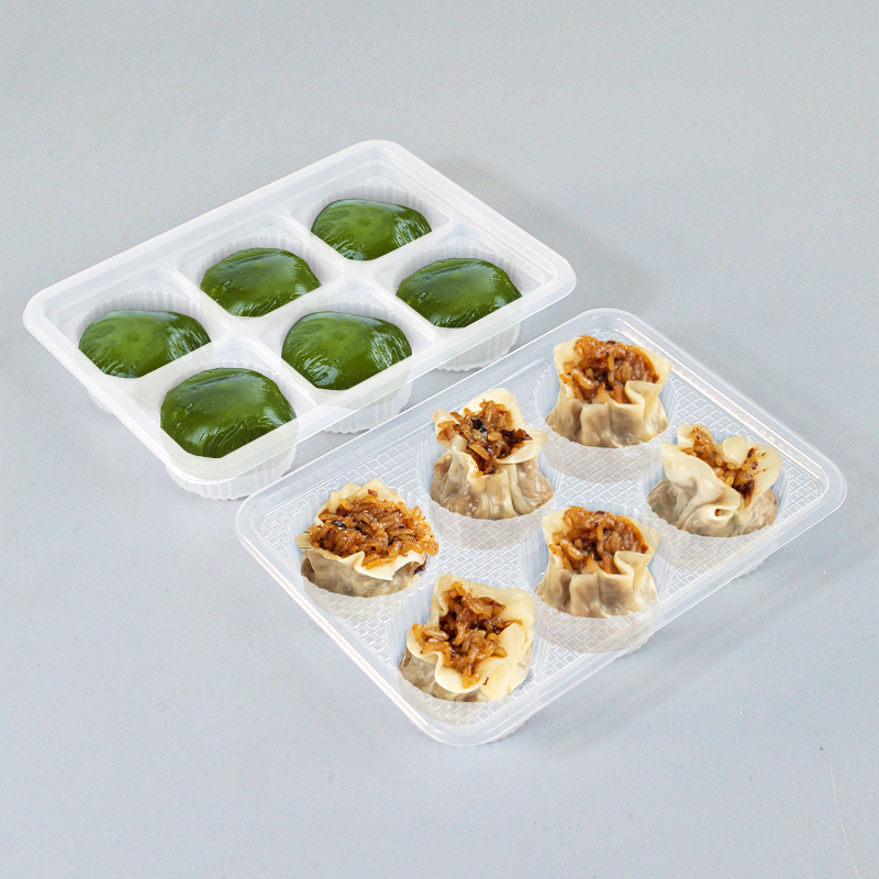 蛋黄酥包装盒子一次性雪媚娘条头糕5格长方形吸塑托盘青团包装盒