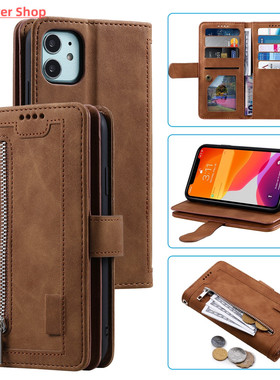 Flip Magnetic Case For iPhone 16 15 14 13 12 11 Mini Pro XS Max XR X Wallet Samsung S24 S23 S22 S21