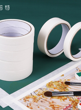 masking tape artist gouache paint tape 美纹纸胶带水粉水彩画