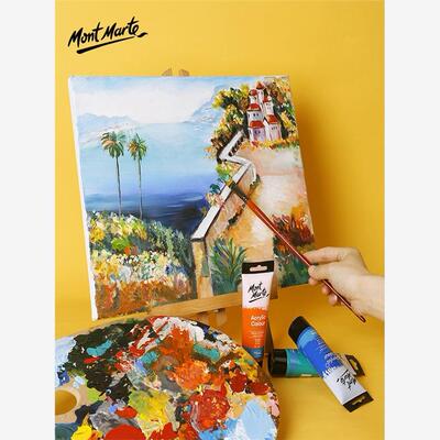 montamrte颜料 acrylic colour paint 24色蒙玛特丙烯颜料盒装