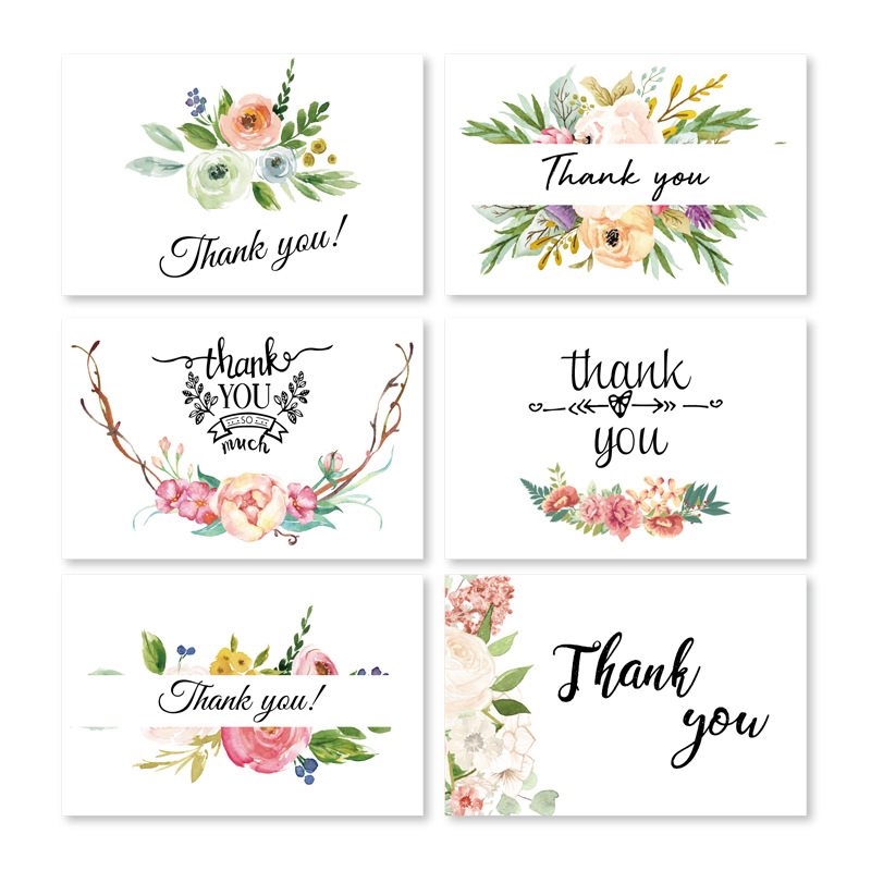 small thankyou card envelope英文贺卡thank you greeting cards