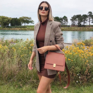 women office suits autumn work blazers casual clothes plaid