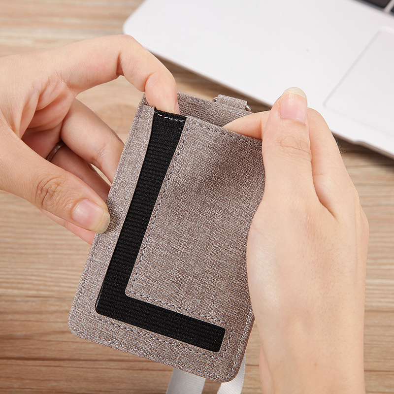 创卡pu工作牌卡套支持定制