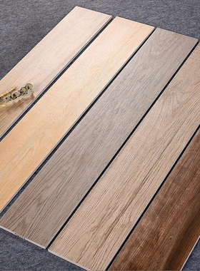 哑光木纹砖防滑瓷砖新款200x1200北欧风房间卧室地砖仿木地板瓷砖